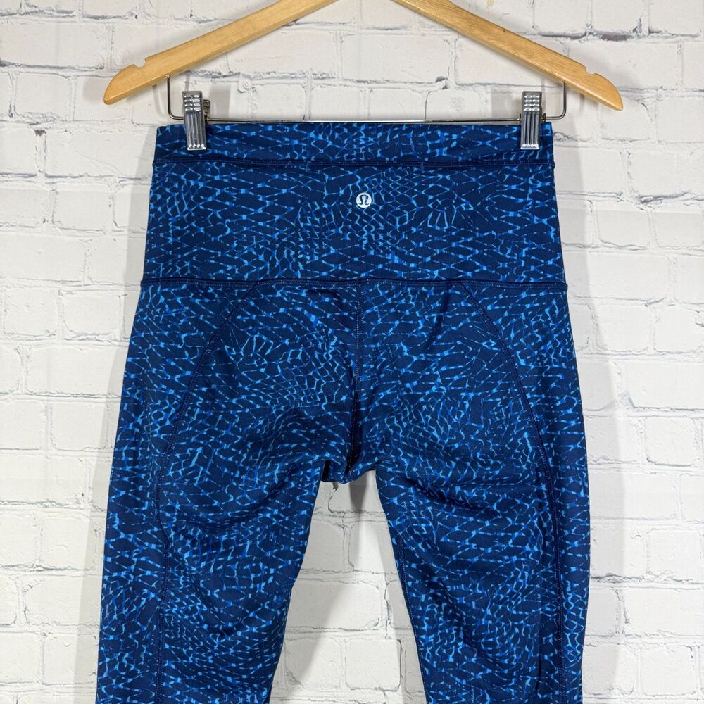 Lululemon Pure Practice Leggings Size 8 Samba Snake Hero Kayak 25” Training Gym - Picture 9 of 12